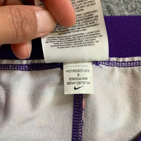 Nike Pro Leggings Womens S Small Multi Hyperwarm Series Dri Fit Training Pants - Picture 7 of 10